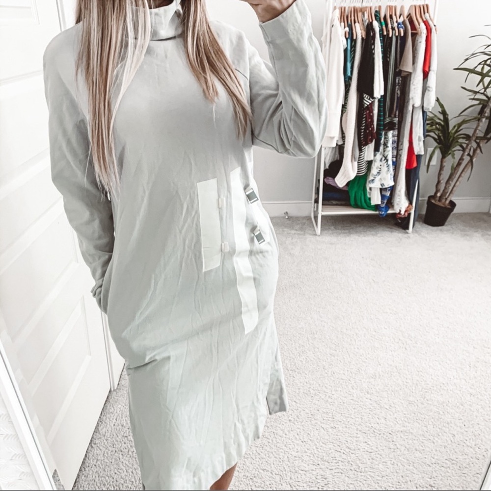 Yohji Yamamoto X Adidas Y-Fleece Sweater Dress - image 2